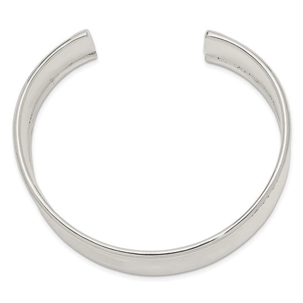 Sterling Silver 20mm Cuff Bangle Bracelet