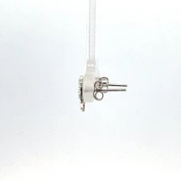 925 Sterling Silver Cubic Zirconia Horse Earrings