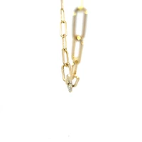 10K Yellow Gold 0.82 cttw Diamond Necklace - 18"