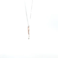 10K White and Rose Gold 0.13cttw Diamond Necklace