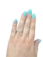 14K Gold 1.01cttw Round Brilliant Cut Canadian Diamond Engagement Ring