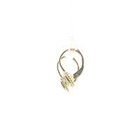 10K Yellow Gold Peridot Lever Back Earrings