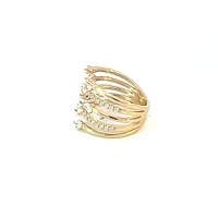 14K Yellow Gold Diamond Ring
