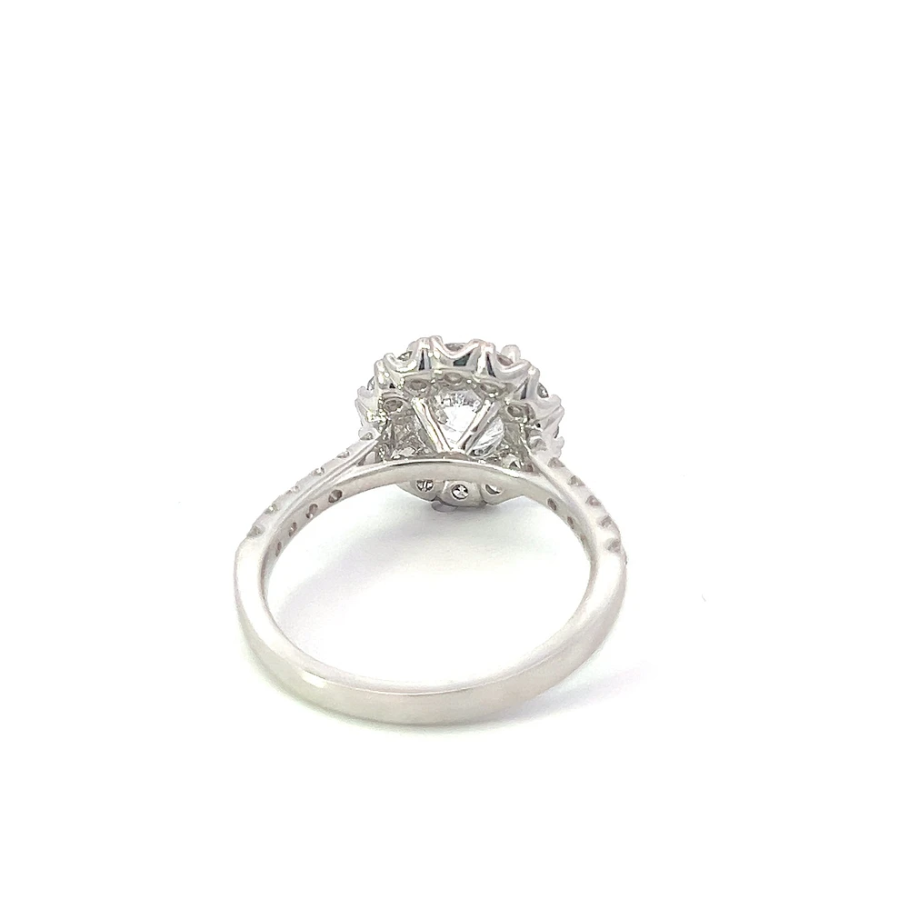 18K White Gold 2.40cttw Lab Grown Diamond Engagement Ring