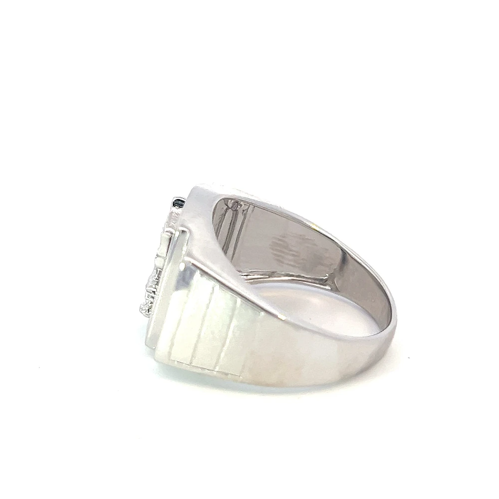 Argent Silver Eagle Mens Ring