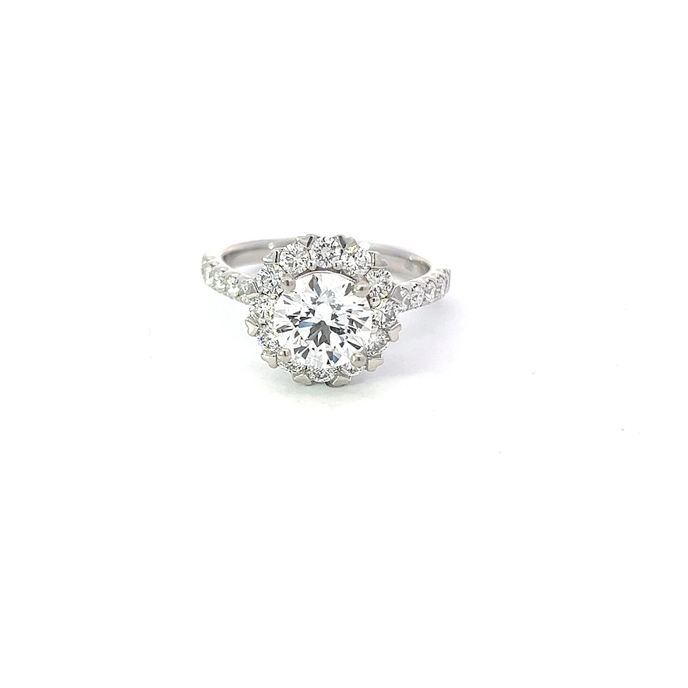 18K White Gold 2.40cttw Lab Grown Diamond Engagement Ring