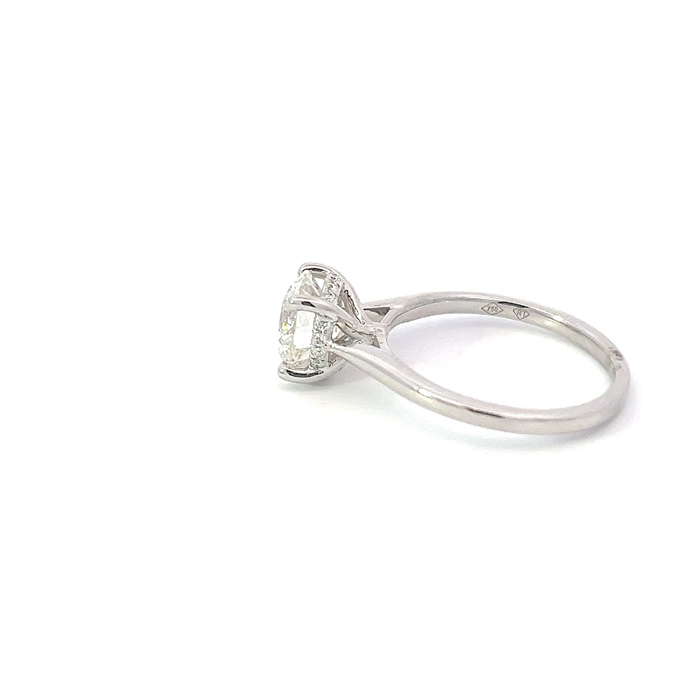 18K White Gold 1.89cttw Lab Grown Diamond Solitaire Engagement Ring