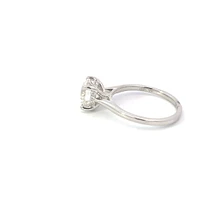 18K White Gold 1.89cttw Lab Grown Diamond Solitaire Engagement Ring