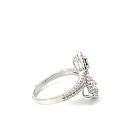 14K White Gold Diamond Ring