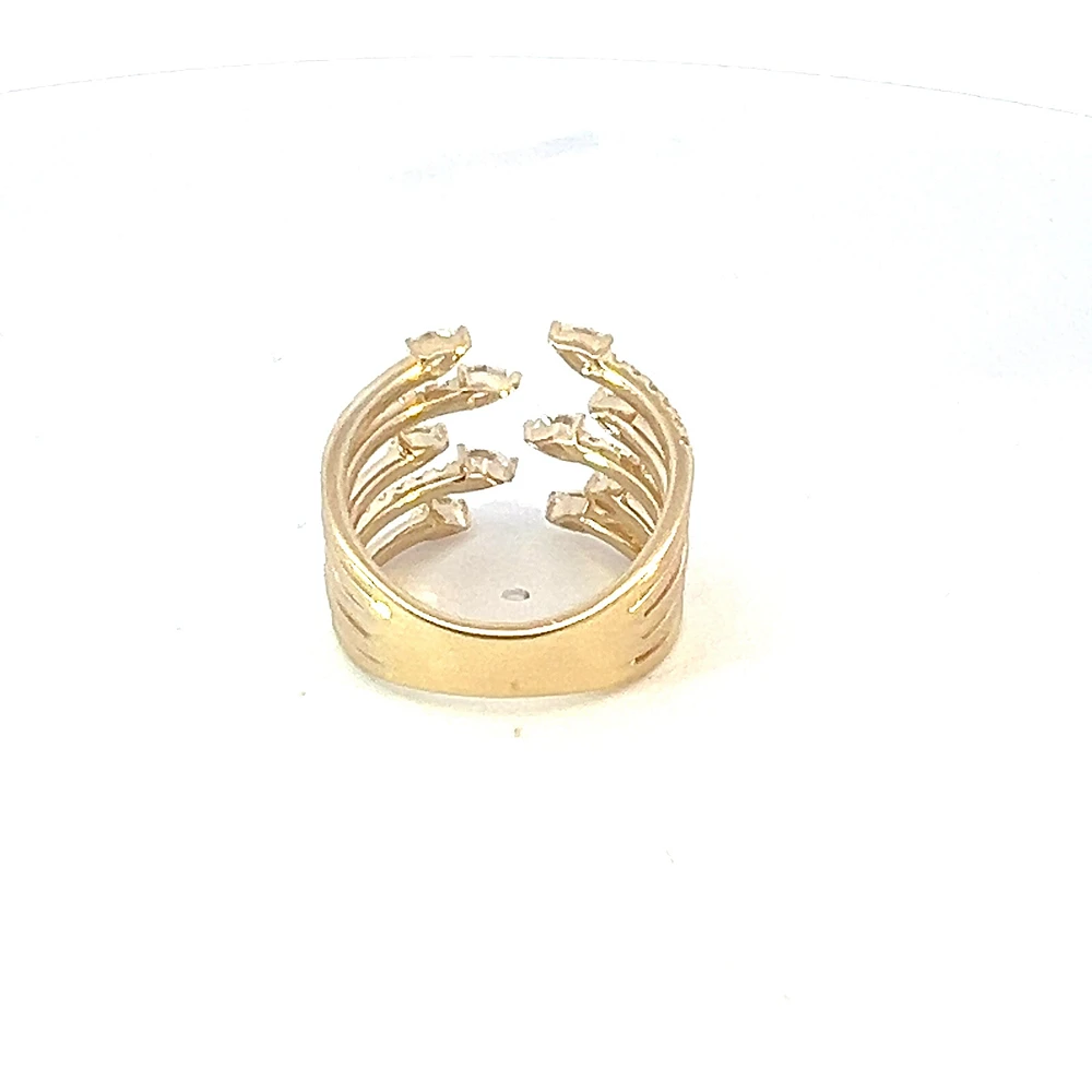 14K Yellow Gold Diamond Ring