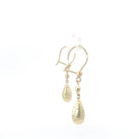 10K Yellow Gold Drop Earrings