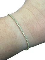 TRACKING - 14K Yellow Gold 0.79cttw Diamond Bracelet - 7"