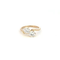 14K Yellow Gold 1.28cttw Round Lab Grown Diamond Engagement Ring