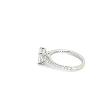 14K White Gold 2.31cttw Lab Grown Round Diamond Engagement Ring - /