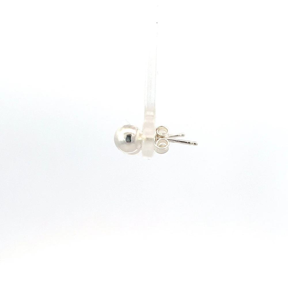 925 Sterling Silver Ball Stud Earrings- Various Sizes