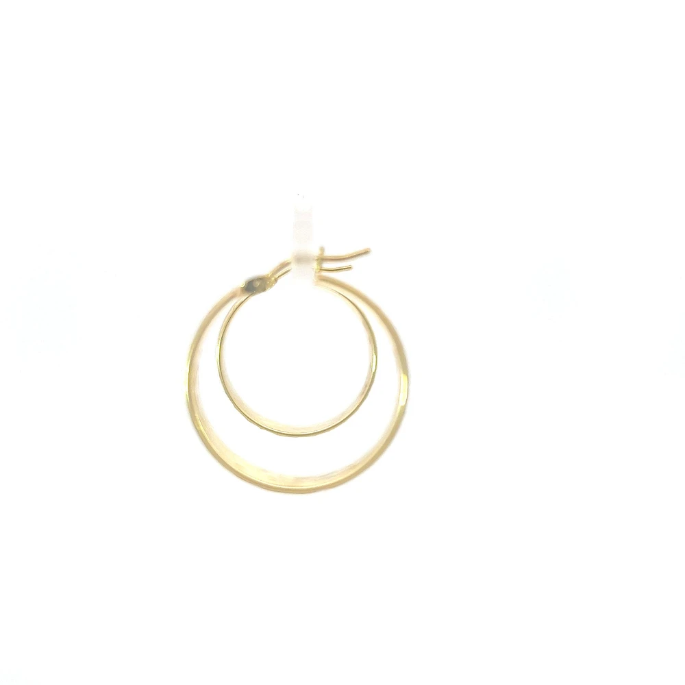 10K Yellow Gold Hoop Earrings