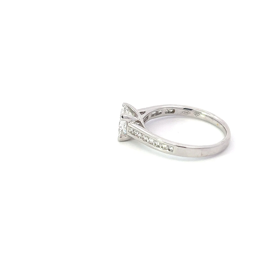 18K White Gold 1.47cttw Lab Grown Diamond Engagement Ring