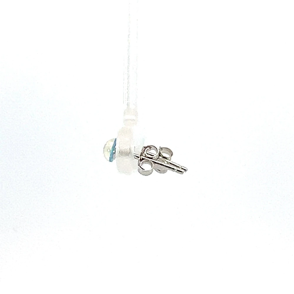 925 Sterling Silver Blue Stone Earrings