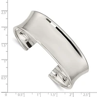 Sterling Silver 20mm Cuff Bangle Bracelet