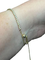 TRACKING - 14K Yellow Gold 0.79cttw Diamond Bracelet - 7"