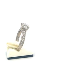 Previously Loved - 2.24cttw Princess Cut Diamond Engagement Ring Set
