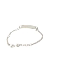 14K White Gold 0.52cttw Diamond Bracelet - 7"