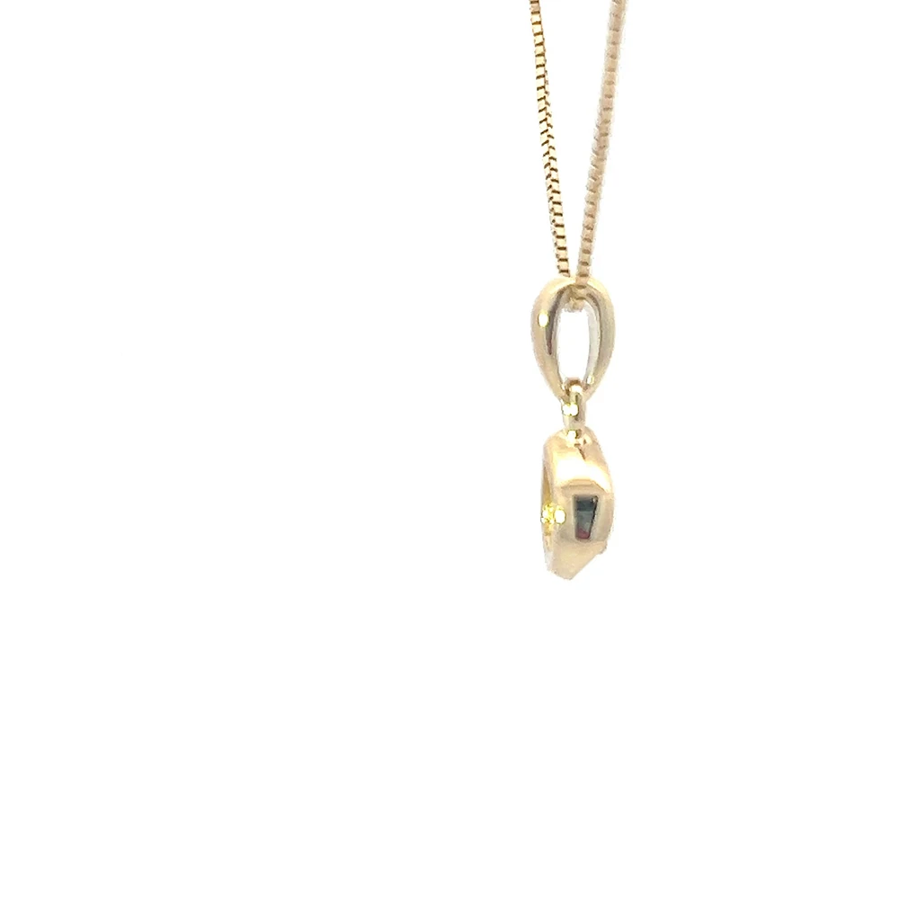 10K Gold cttw Canadian Diamond Solitaire Necklace