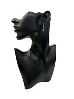 14K Gold Peridot and Diamond Earrings