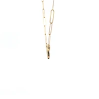 14K Yellow Gold 0.24cttw Diamond Bow Necklace, 18"