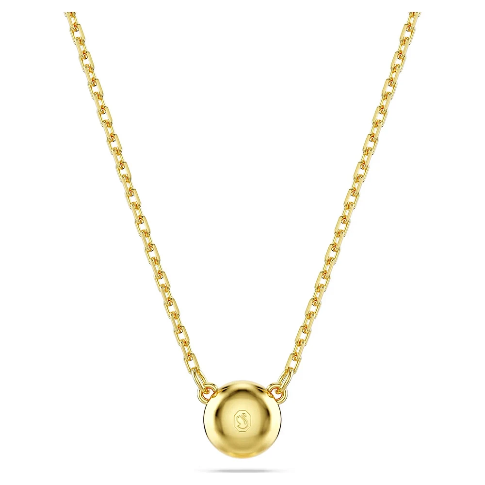 Swarovski -  Imber pendant, Round cut, White, Gold-tone plated - 5684511