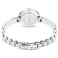 Swarovski Matrix Bangle watch, Swiss Made, Crystal bracelet, White, Stainless Steel 5677487