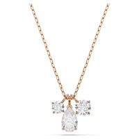 Swarovski Mesmera pendant, Mixed cuts, White, Rose gold-tone plated 5734245