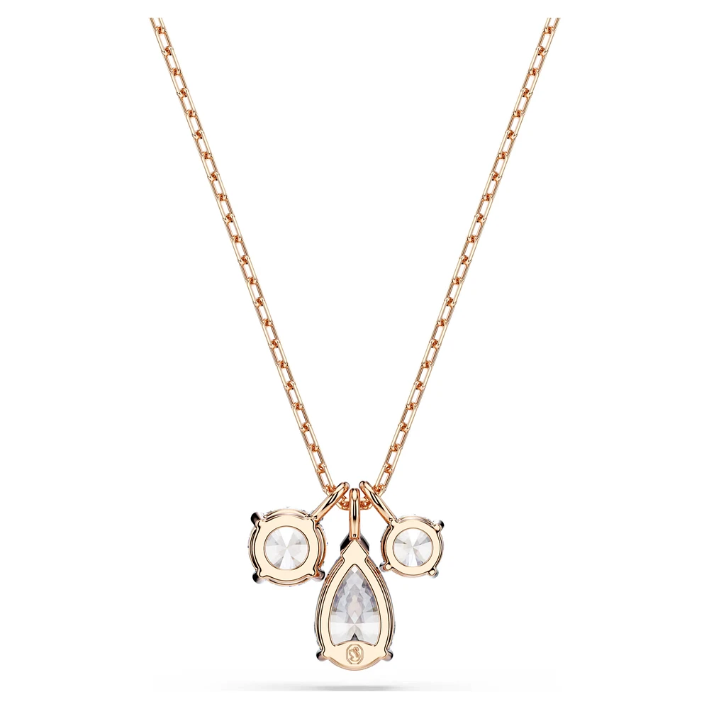 Swarovski Mesmera pendant, Mixed cuts, White, Rose gold-tone plated 5734245