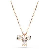 Swarovski Mesmera pendant, Mixed cuts, White, Rose gold-tone plated 5734245