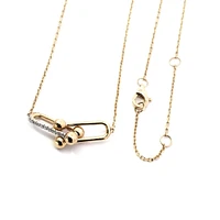 14K Yellow Gold cttw Diamond Pendant