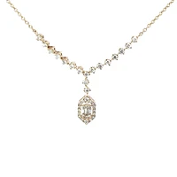 14K Yellow Gold 0.70 cttw Diamond Pendant