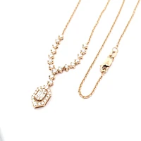 14K Yellow Gold 0.70 cttw Diamond Pendant