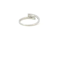 14K White Gold 0.22 cttw Diamond Ring
