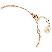 Swarovski - Swarovski Iconic Swan bangle, Swan, Black, Rose gold-tone plated - 5678048
