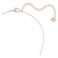 Swarovski Infinity necklace Infinity and heart, White, Mixed metal finish - 5518865