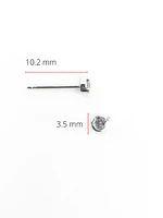 10K White Gold 0.12cttw Canadian Diamond Stud Earrings