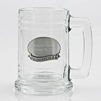 Groomsmen Glass Stein