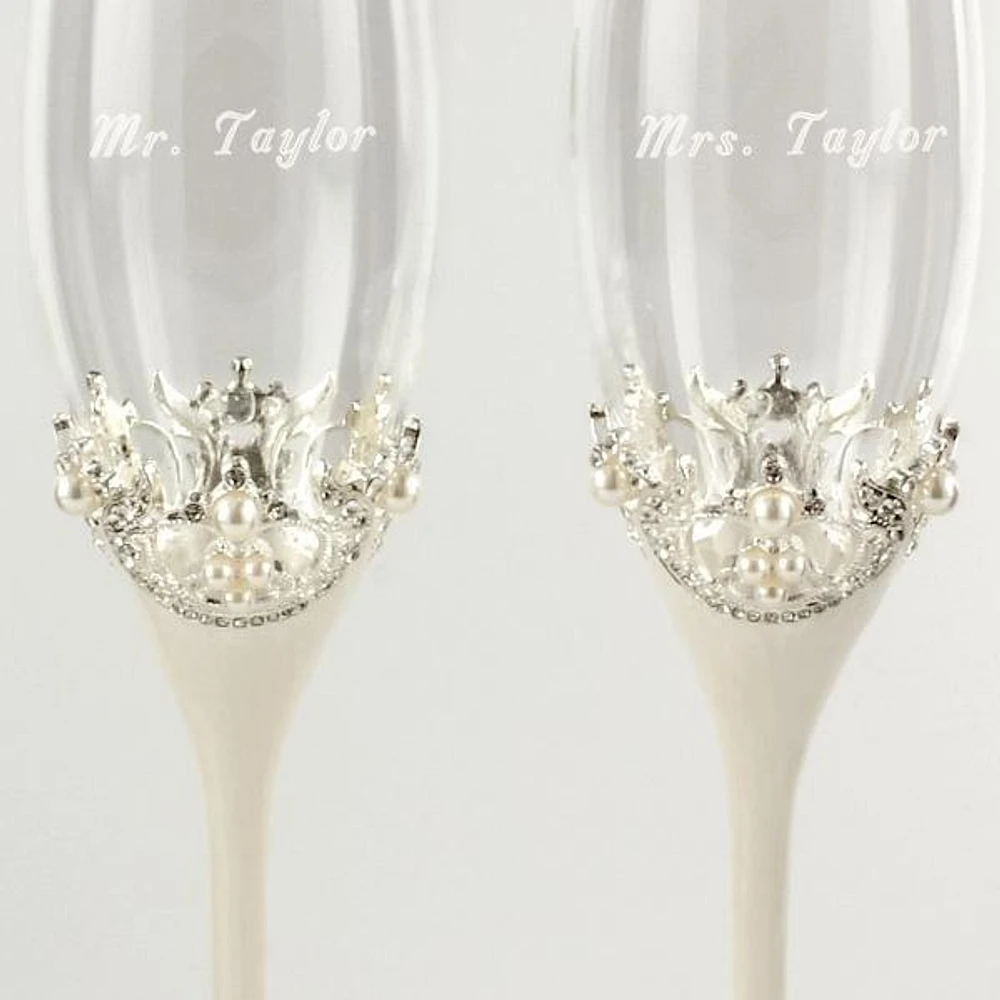 White Epoxy Flutes