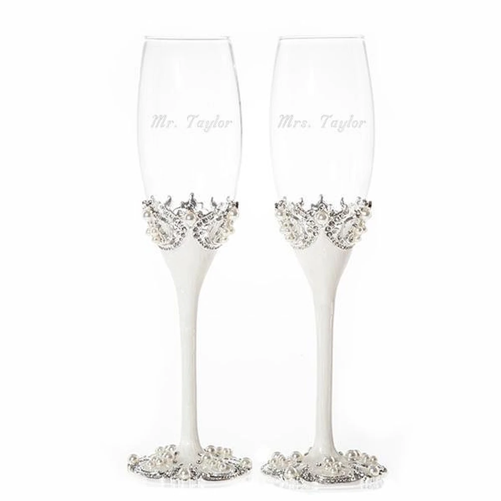 White Epoxy Flutes