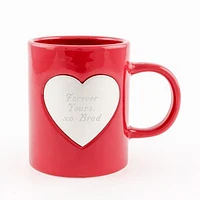 Pink Heart Ceramic Mug 
