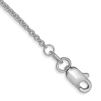 10K Gold 1.0mm Cable Chain - /