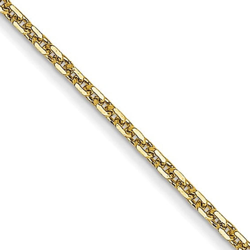 10K Gold 1.80mm Diamond-Cut Cable Chain - /