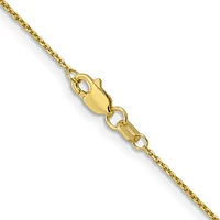 10K Gold 1.80mm Diamond-Cut Cable Chain - /