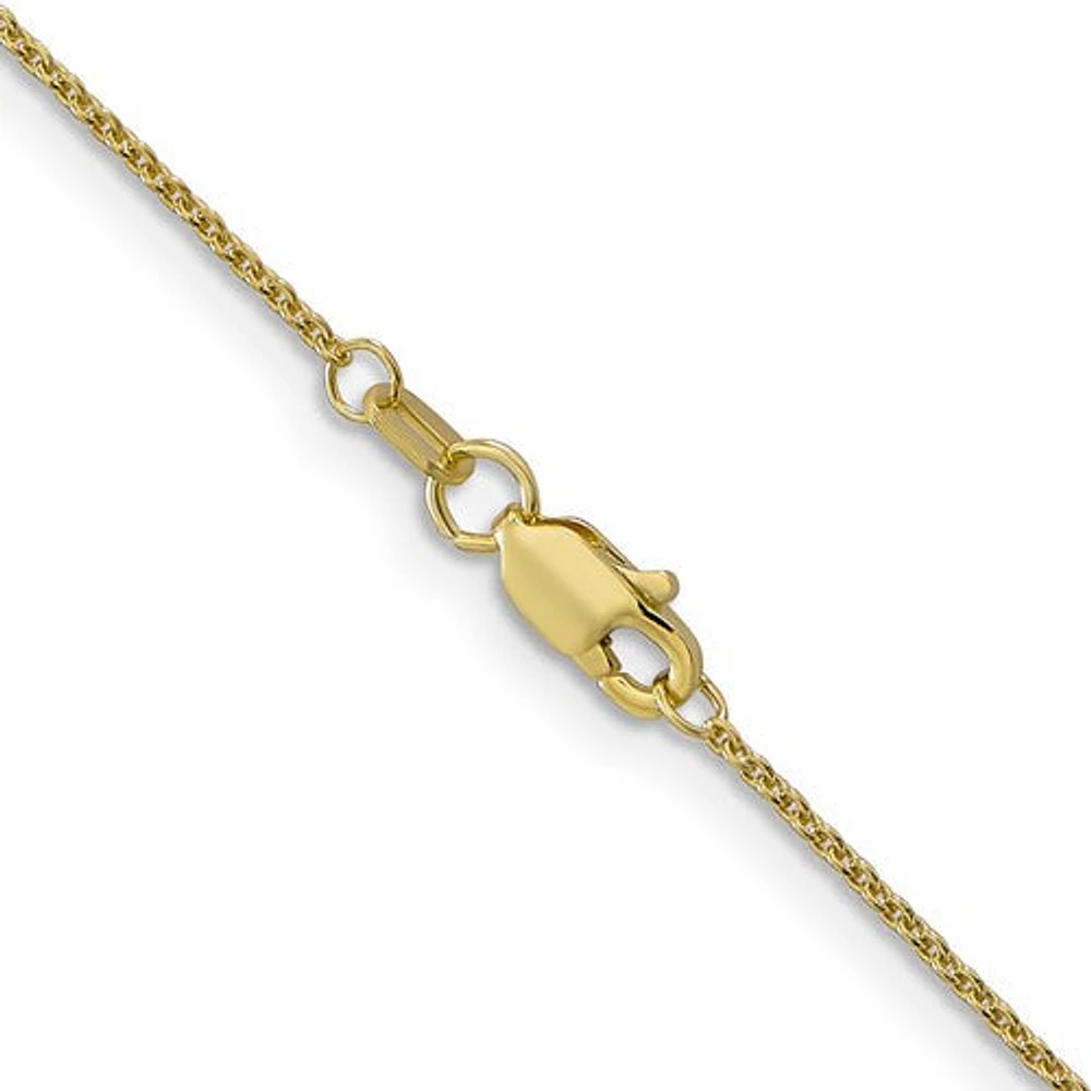 10K Gold 1.0mm Cable Chain - /
