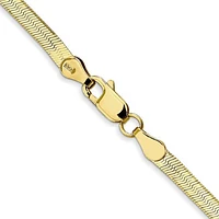 10k 3mm Silky Herringbone Chain